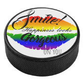 Lächeln Eishockey Puck (3/4)