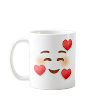 Lächeln Emoji mit Herz