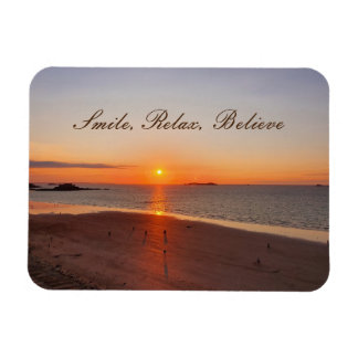 Lächeln, entspannen, glauben magnet