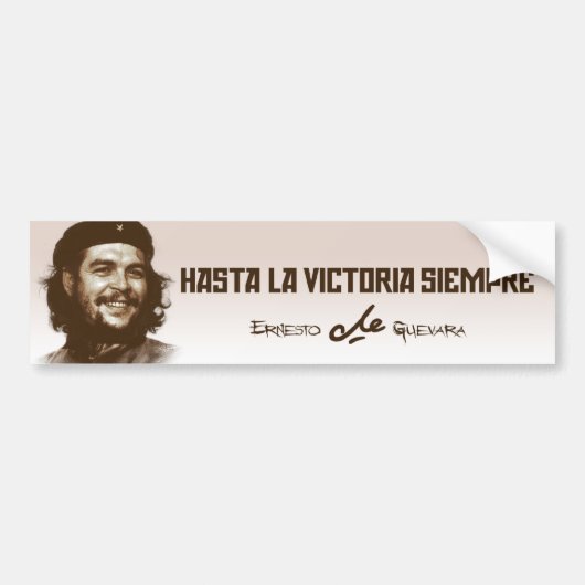 Lächeln Ernesto Che Guevara Autoaufkleber (Vorne)