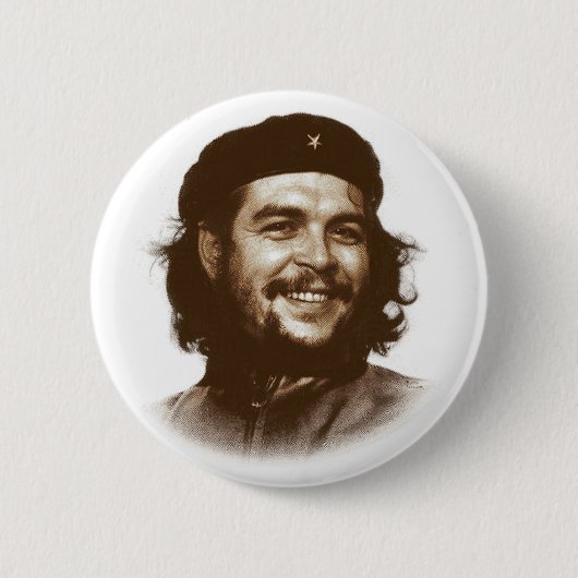 Lächeln Ernesto Che Guevara Button (Vorderseite)