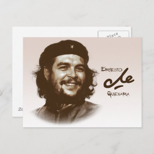 Lächeln Ernesto Che Guevara Postkarte (Vorne/Hinten)