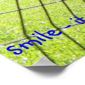 Lächeln - es Anzug Sie Poster (Ecke)