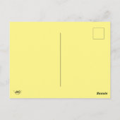 Lächeln Es ist ansteckend Postkarte (Rückseite)