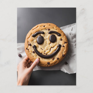 Lächeln, es ist Cookie Time! Postkarte