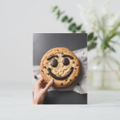 Lächeln, es ist Cookie Time! Postkarte (Stehend Vorderseite)