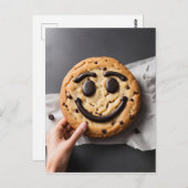Lächeln, es ist Cookie Time! Postkarte (Vorne/Hinten)