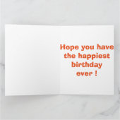 LÄCHELN, ES IST IHR GEBURTSTAG KARTE (Innenseite)