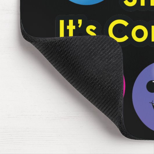 Lächeln! Es ist - Mausunterlage ansteckend Mousepad (Ecke)