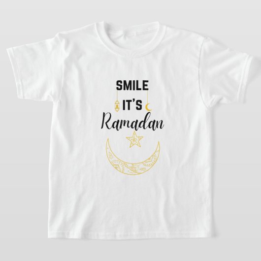 Lächeln es ist ramadan kareem islam für Muslime T-Shirt (Ablage )