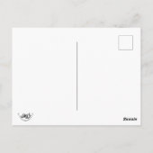 Lächeln, es wird ein toller Tag. Postkarte (Rückseite)