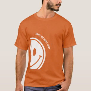Lächeln für Glück heute T-Shirt