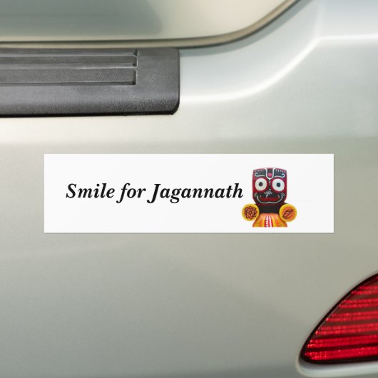 Lächeln für Jagannath Autoaufkleber (Auf Auto)