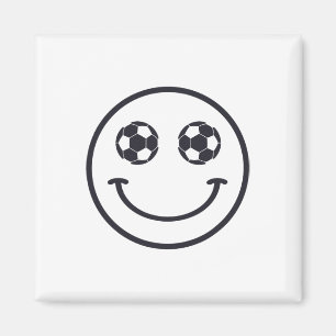 Lächeln Fußball Byll Cool Fußballausrüstung Für Mä Magnet