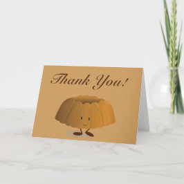 Lächeln gebündelten Kuchen vielen Dank Dankeskarte