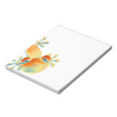 Lächeln Gecko Notizblock (Rotiert)