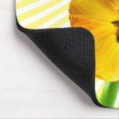 Lächeln - Gelbe Frühlingsfloralfotografie Mousepad (Ecke)