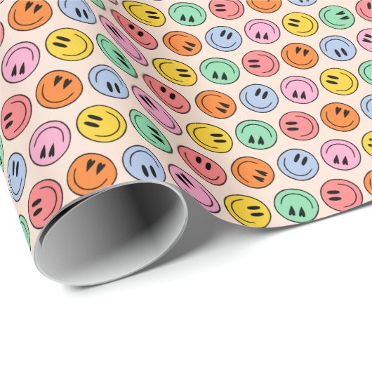 Lächeln Geschenkpapier (Rolleneckpunkt)