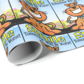 Lächeln Geschenkpapier (Rolleneckpunkt)