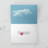 Lächeln Gesicht auf der Erde Globe Karte (Innenseite)