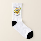Lächeln Gesicht glücklich Platz Mädchen Volleyball Socken (Links - Innen)