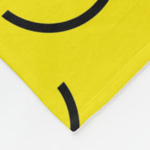 Lächeln-Gesicht - glückliche Gesichts-Fleece-Decke Fleecedecke (Ecke)