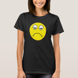 Lächeln Gesicht traurig Herz gebrochen trocken tra T-Shirt