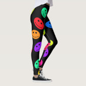 Lächeln-Gesichts-Leggings Leggings (Rechts)