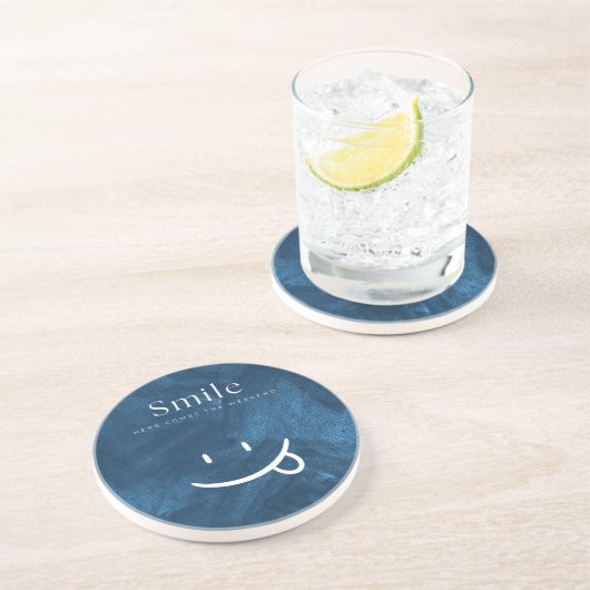 Lächeln Getränkeuntersetzer (Seite)