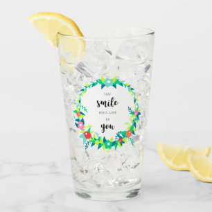 Lächeln Glas