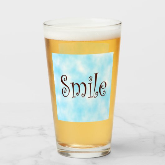 Lächeln Glas (Vorne (Gefüllt))