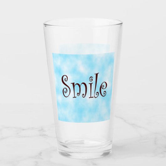 Lächeln Glas (Vorderseite)