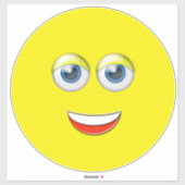 Lächeln glücklich Emoji Aufkleber (Blatt)