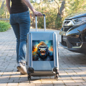 Lächeln Gorilla Aufkleber (Koffer Insitu)