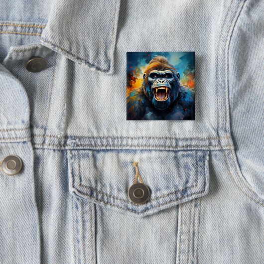 Lächeln Gorilla Button (Beispiel)