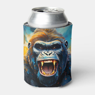 Lächeln Gorilla Dosenkühler