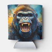 Lächeln Gorilla Dosenkühler (Rückseite)