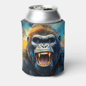 Lächeln Gorilla Dosenkühler (Kanne Rückseite)