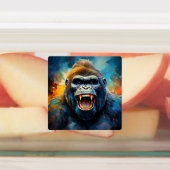 Lächeln Gorilla Etiketten (Befestigt)