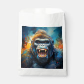 Lächeln Gorilla Geschenktütchen (Vorderseite)
