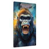 Lächeln Gorilla Klemmbrett (Rechts)