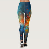 Lächeln Gorilla Leggings (Rückseite)