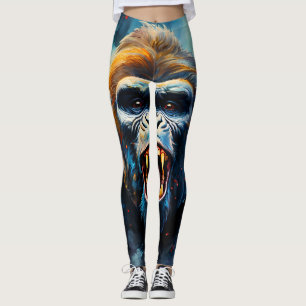 Lächeln Gorilla Leggings