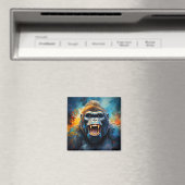 Lächeln Gorilla Magnet (In Situ (Geschirrspüler))