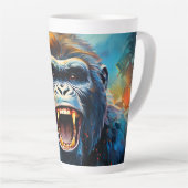 Lächeln Gorilla Milchtasse (Rechte Ecke)