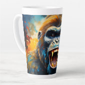 Lächeln Gorilla Milchtasse (Linke Ecke)