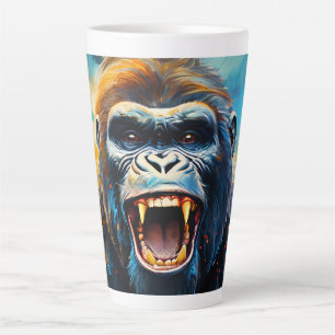 Lächeln Gorilla Milchtasse
