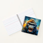 Lächeln Gorilla Notizblock (Innenseite)