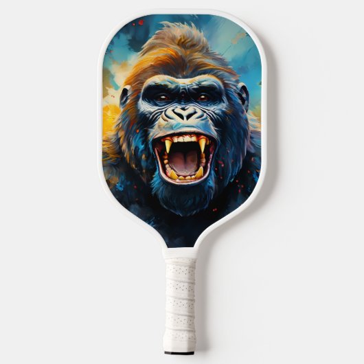 Lächeln Gorilla Pickleball Schläger (Rückseite)