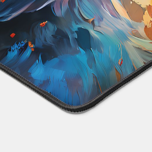 Lächeln Gorilla Schreibtischunterlage (Ecke)